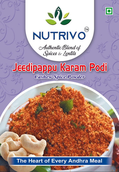 Jeedipappu Karam – Spiced Cashew Chutney Powder