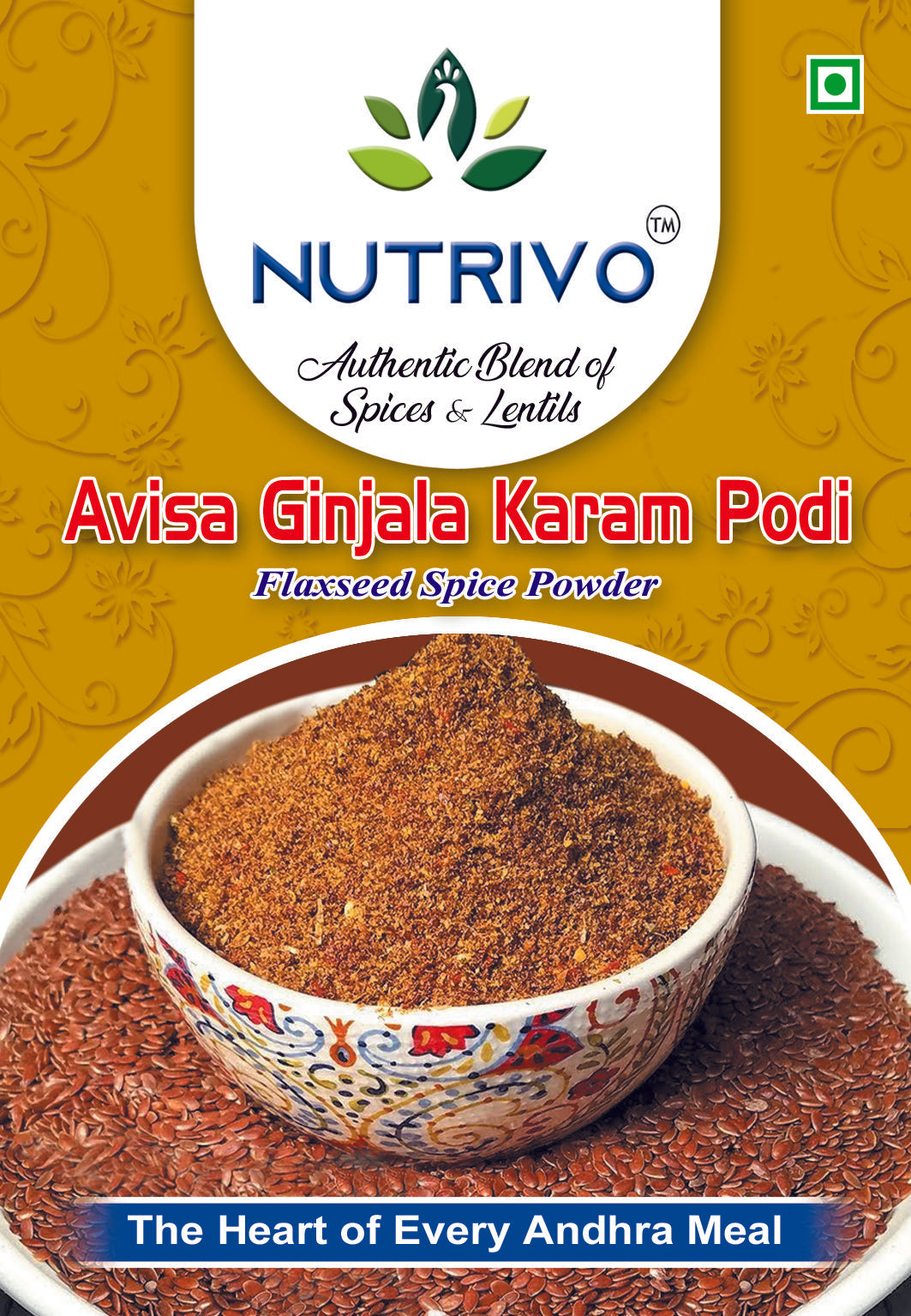 Avisa Ginjala Karam Podi – Spicy Rice Grain Chili Powder