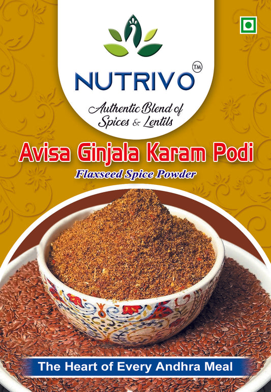 Avisa Ginjala Karam Podi – Spicy Rice Grain Chili Powder
