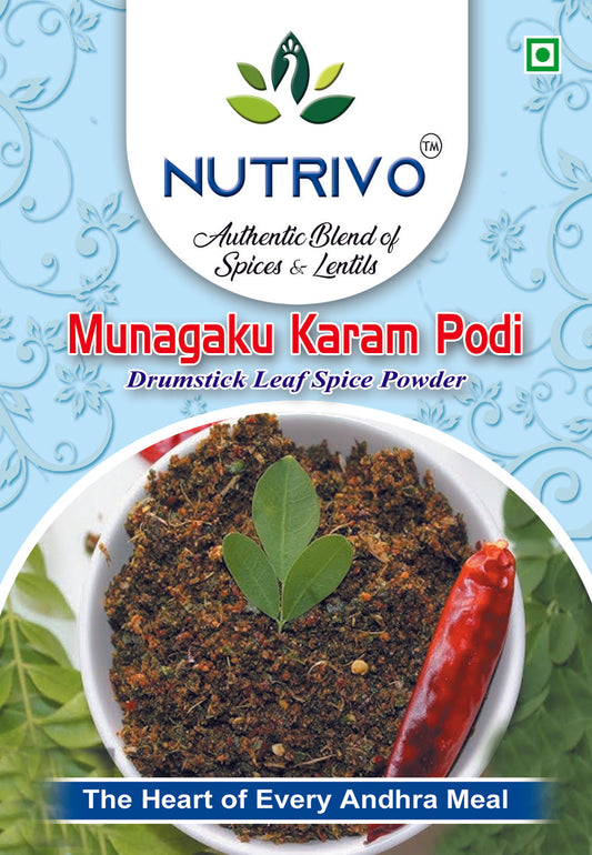 Munagaku Karam Podi – Spiced Moringa Leaf Powder