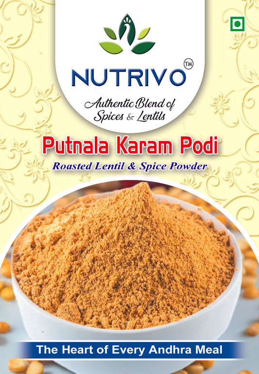 Putnala Karam Podi – Roasted Gram Spice Mix