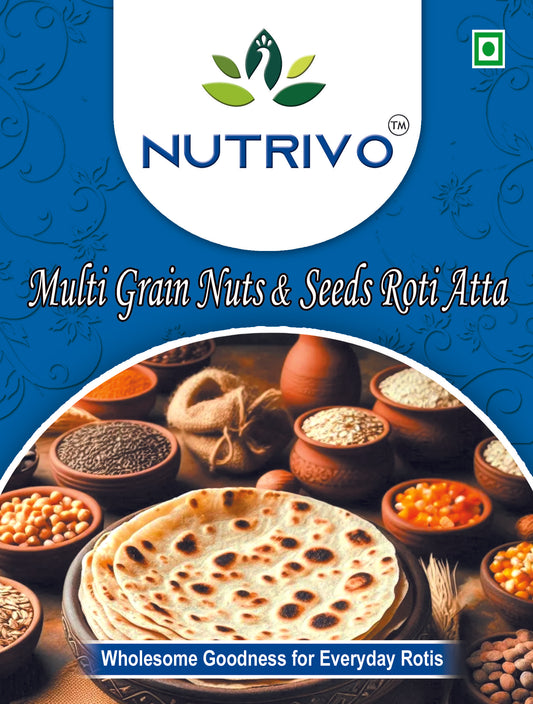 Mixed Grain Nuts & Seeds Roti Atta – Wholesome Multigrain Flour with Nuts & Seeds