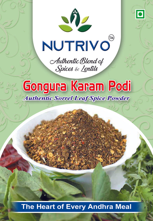 Gongura Karam Podi – Spicy Sorrel Leaf Powder
