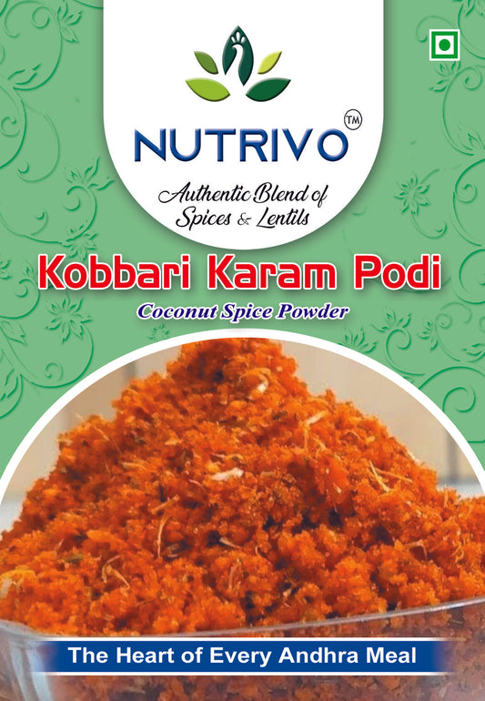 Kobbari Karam Podi – Spicy Coconut Chutney Powder